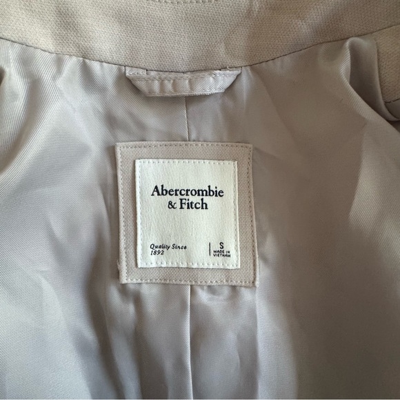 Abercrombie & Fitch Tan Blazer Size Small - Picture 6 of 10